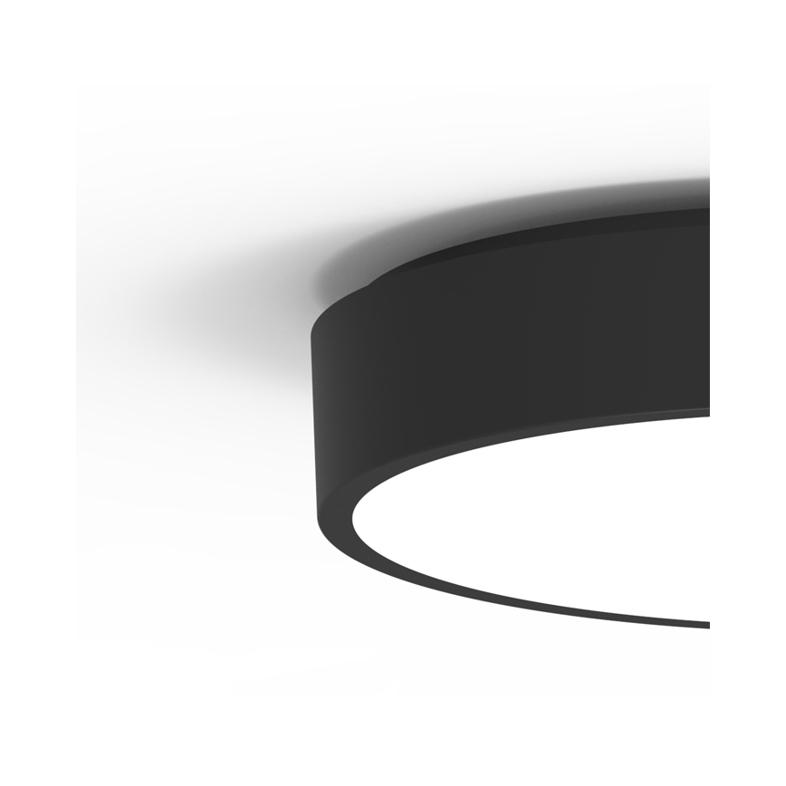 Iluminação de teto exterior LED com sensor MARTIN LED/25W/230V 3000/4000K diâmetro 35 cm IP65 preto