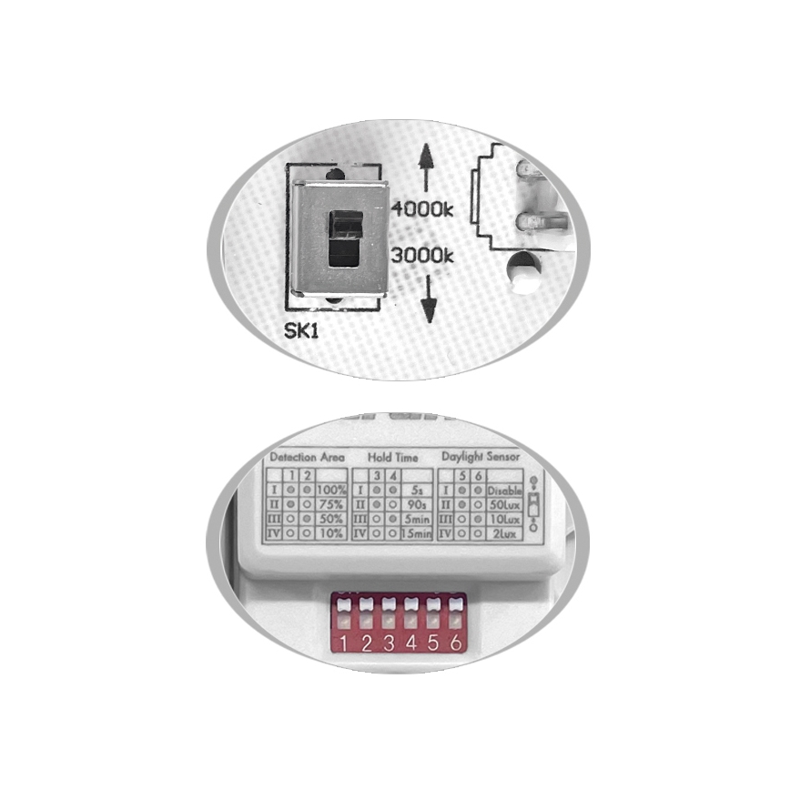 Iluminação de teto exterior LED com sensor MARTIN LED/25W/230V 3000/4000K diâmetro 35 cm IP65 preto