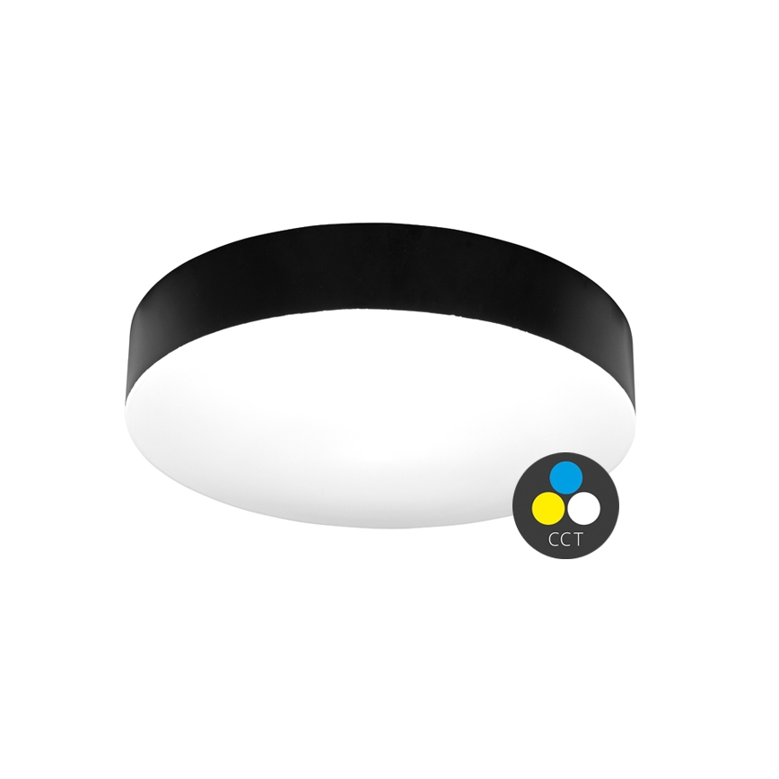 Iluminação de teto para casa de banho LED MAKARON LED/36W/230V 3000/4000/6000K diâmetro 40 cm IP44 preto