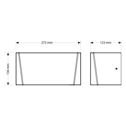 EcoStep 10307 - Secador de mãos R4.1 720 W/230 V branco