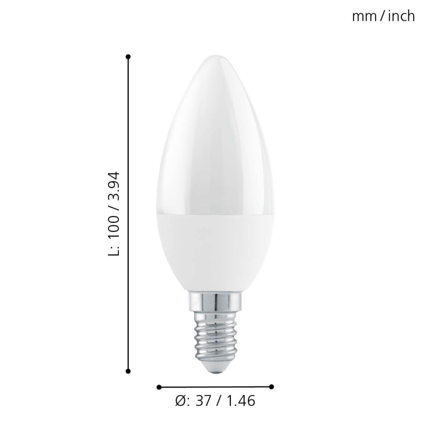 EGLO - Lâmpada fosca LED E14/6W/230V 3000K - STEPDIMMING