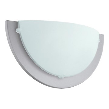 Eglo 181327 - Aplique de parede ICEBERG 1xE27/60W/230V prateado