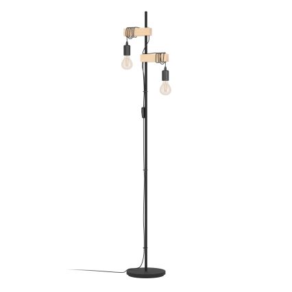 Eglo 183215 - Candeeiro de pé TOWNSHEND 2xE27/10W/230V