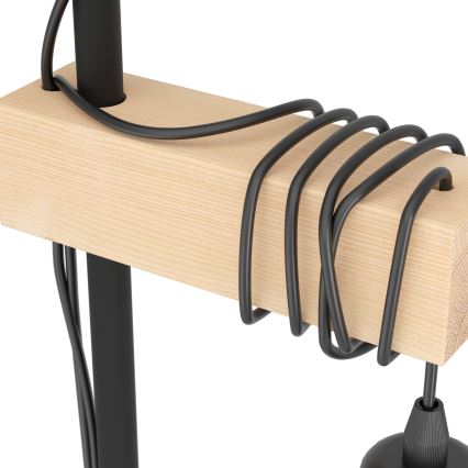 Eglo 183215 - Candeeiro de pé TOWNSHEND 2xE27/10W/230V