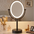 Eglo 201599 - Espelho de maquilhagem com iluminação LED LED/4W/4xAA IP65 preto
