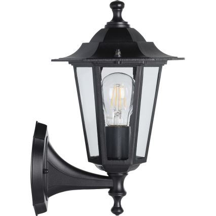 EGLO - Luz de parede de exterior 4 1xE27/60W preto antigo