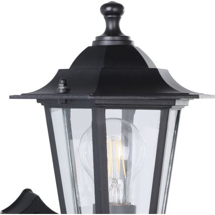 EGLO - Luz de parede de exterior 4 1xE27/60W preto antigo