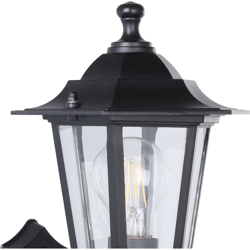 EGLO - Luz de parede de exterior 4 1xE27/60W preto antigo