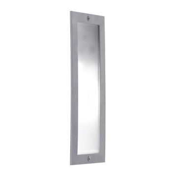 Eglo 27814 - Candeeiro de encastrar para exterior ZIMBA 1xE27/60W/230V IP44 cinzento