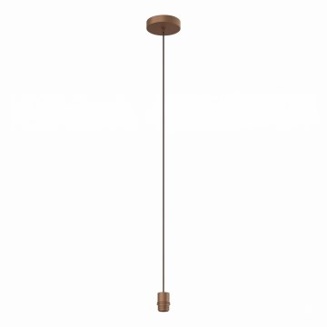 Eglo 300172 - Pendente em cabo CURITIBA 1xE27/40W/230V castanho