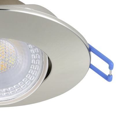Eglo - Conjunto 3xLED luminária de embutir LED/4,9W/230V 2700/4000/6500K Ø 9 cm cromo fosco