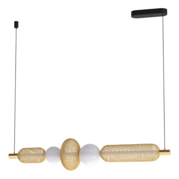 Eglo 300478 - Lustre LED dimerizável suspenso por cabo CEGLIE LED/20W/230V 2200-6500K dourado + comando à distância