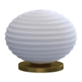 Eglo 300502 - Candeeiro de mesa ERCALTO 1xE27/25W/230V dourado