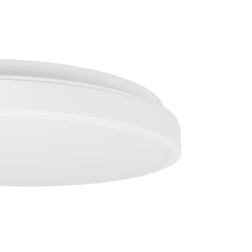 Eglo 300689 - Candeeiro de tecto LED RGBW dimerizável MONTARELLINO-Z LED/18,5W/230V 2700-6500K Ø 38,7 cm branco + comando remoto