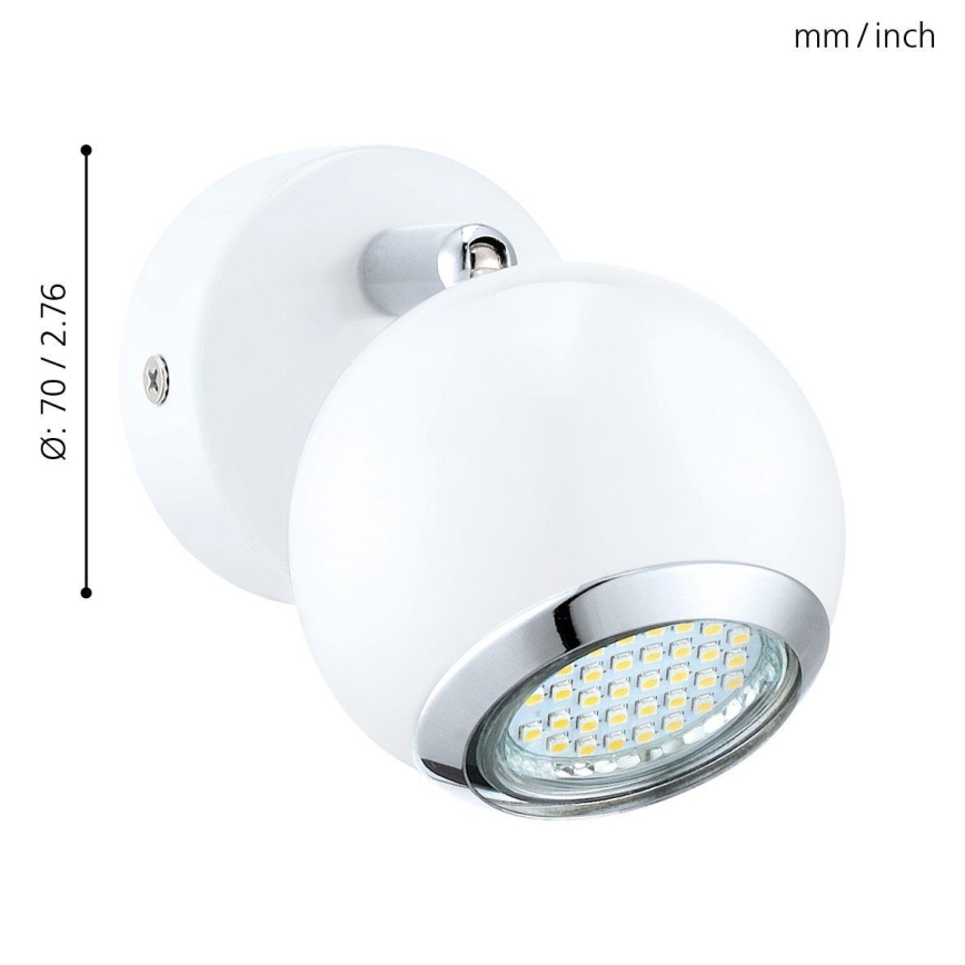EGLO - Foco LED 1xGU10/3W LED