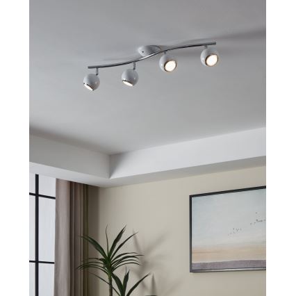 EGLO 31004 - Candeeiro com focos LED BIMEDA 4xGU10/3W LED