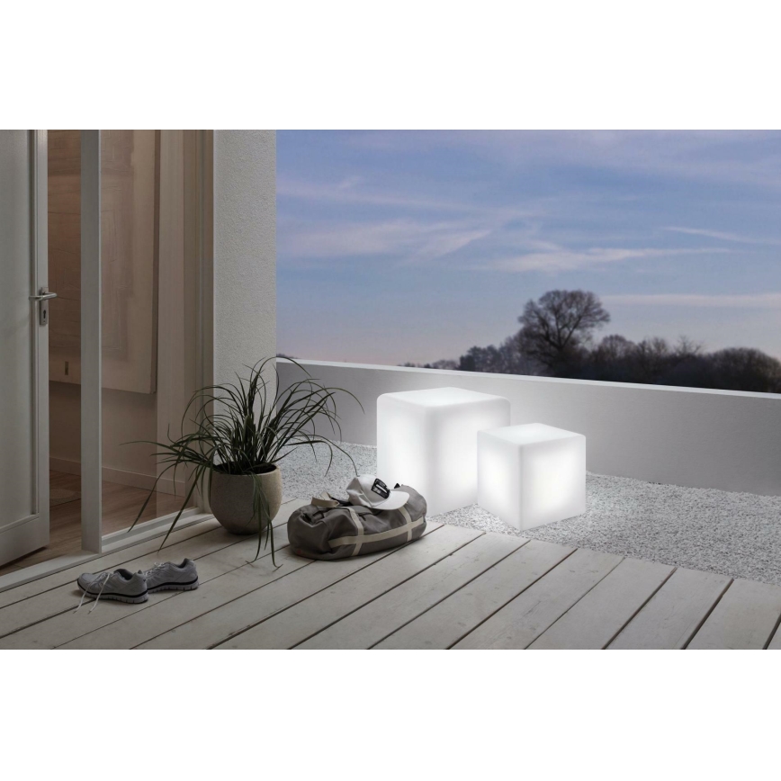 Eglo 31053 - Candeeiro de exterior LED RGBW regulável 1xE27/9W/230V 30 cm IP65