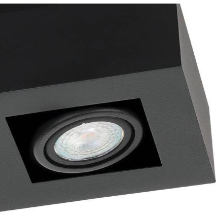 Eglo 31064 - Spot LED MENDOZA 3xLED/4,7W/230V 3000K preto