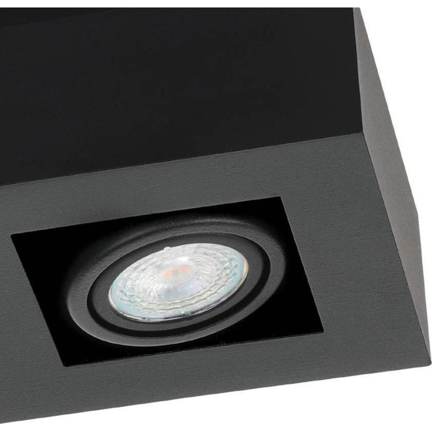 Eglo 31064 - Spot LED MENDOZA 3xLED/4,7W/230V 3000K preto