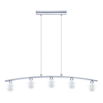Eglo 31424 - Lustre ROSARNO suspenso com cabo 5xG9/33W/230V