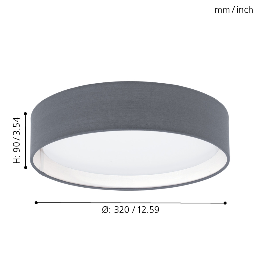 Eglo - Plafon LED 1xLED/12W/230V