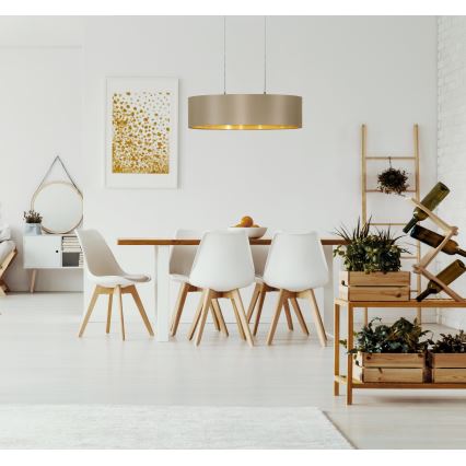 Eglo - Candeeiro suspenso com cabo 2xE27/60W/230V