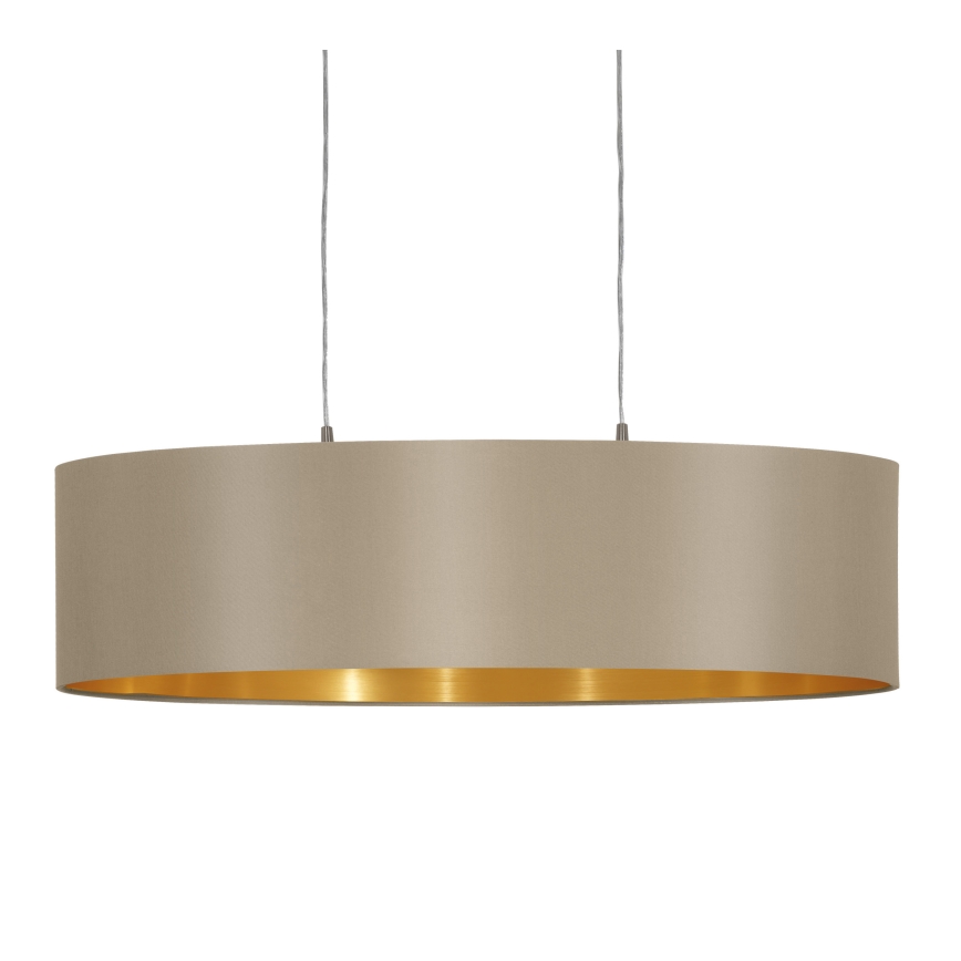 Eglo - Candeeiro suspenso com cabo 2xE27/60W/230V