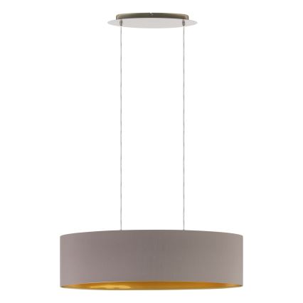 Eglo - Candeeiro suspenso com cabo 2xE27/60W/230V