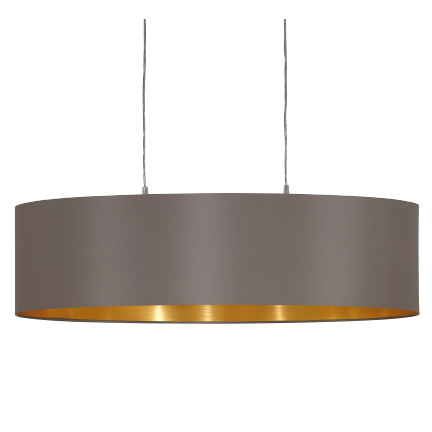 Eglo - Candeeiro suspenso com cabo 2xE27/60W/230V