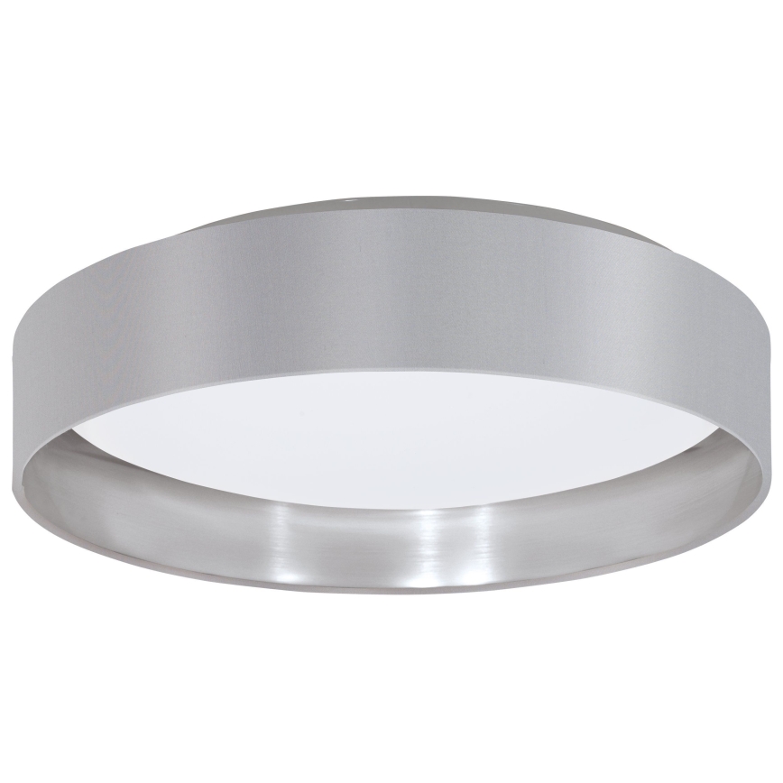 Eglo 31623 - Candeeiro de teto LED MASERLO LED/16W/230V 3000K Ø 40,5 cm cinzento/prateado