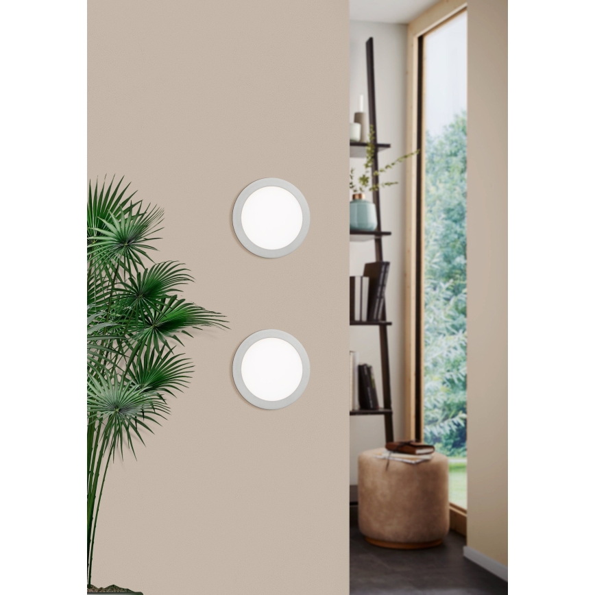 Eglo 31675 - Luminária LED embutida FUEVA 1 LED/16,5W/230V Ø 22,7 cm