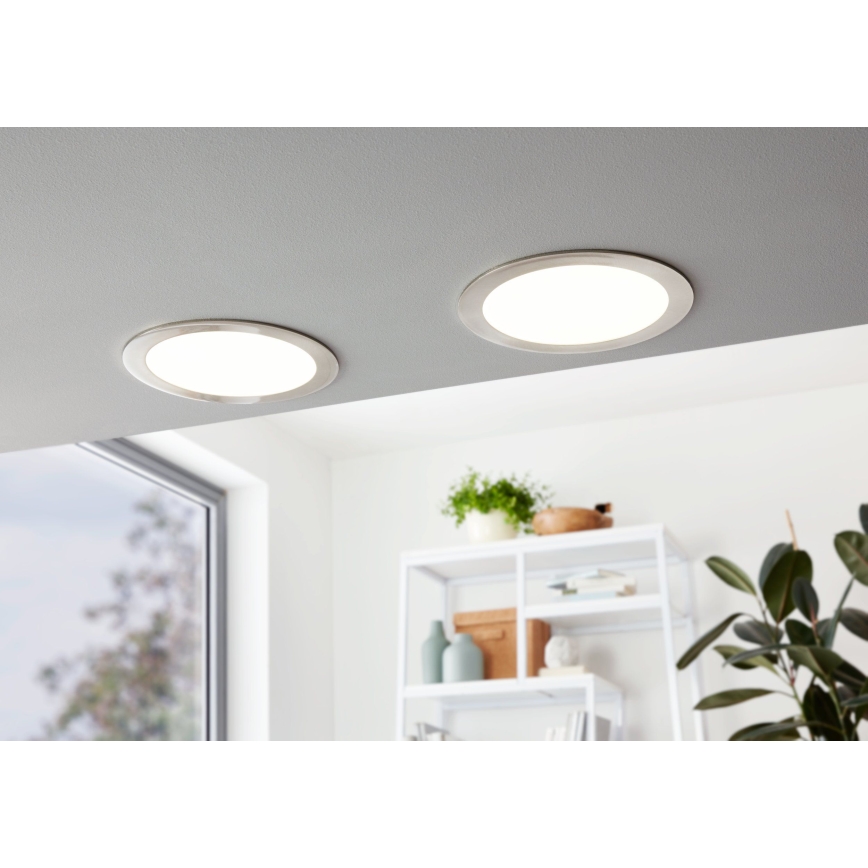 Eglo 31676 - Luminária de embutir LED FUEVA 1, 1xLED/18W/230V, diâmetro 22,5 cm