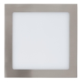 Eglo 31678 - Candeeiro embutido de tecto FUEVA 1 LED/18W/230V 22,5x22,5 cm