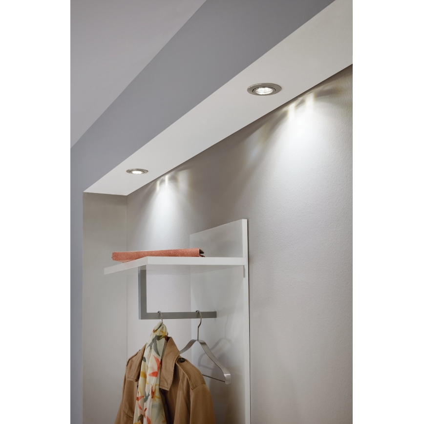 Eglo - CONJUNTO 3x Foco de encastrar LED TEDO 3xGU10-LED/5W/230V