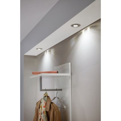 Eglo - Conjunto de 3 candeeiros embutidos LED para tecto TEDO 1xGU10-LED/5W/230V