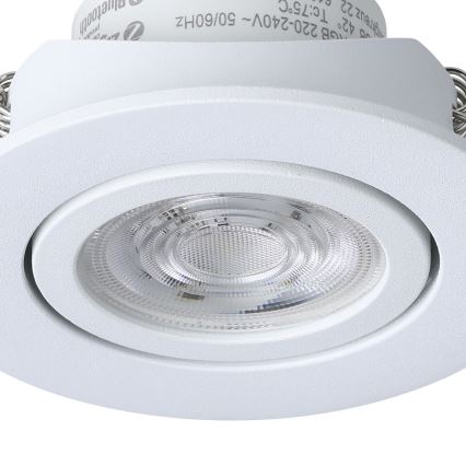 Eglo 31696 -  Foco de encastrar LED RGBW com regulação SALICETO-Z LED/4,7W/230V 2700-6500K branco