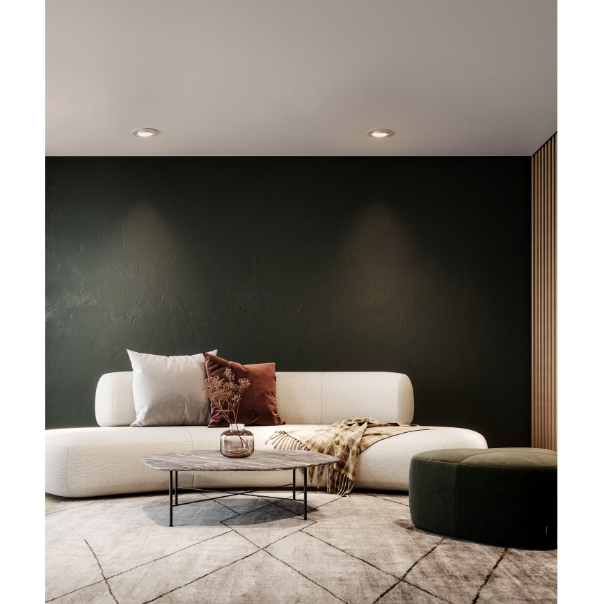 Eglo 31696 -  Foco de encastrar LED RGBW com regulação SALICETO-Z LED/4,7W/230V 2700-6500K branco