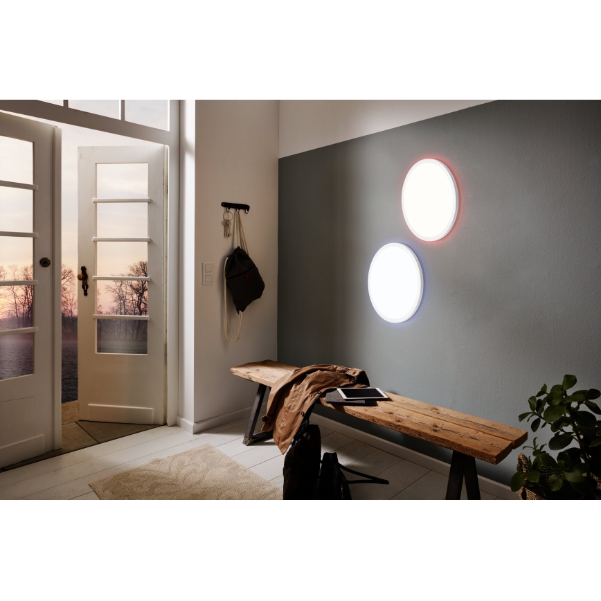 Eglo 31699 - Iluminação de teto LED RGBW com regulação ROVITO-Z LED/16,5W/230V 2700-6500K branco