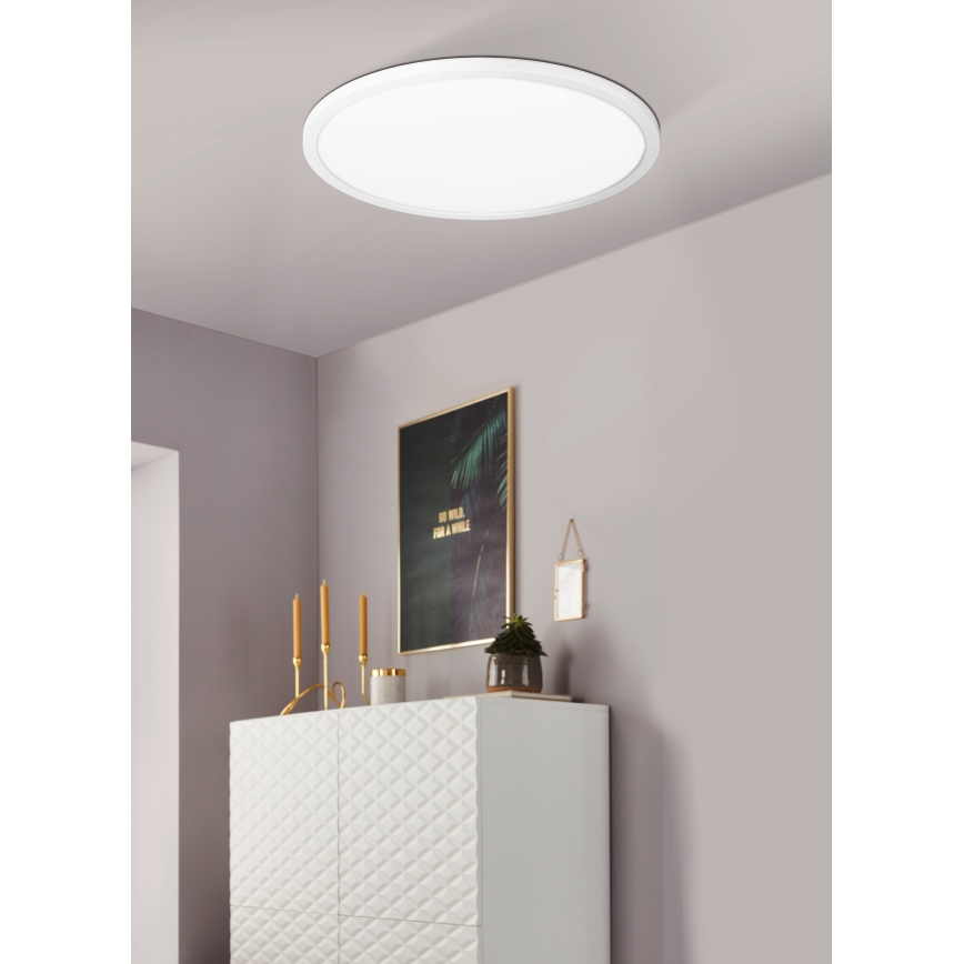 Eglo 31699 - Iluminação de teto LED RGBW com regulação ROVITO-Z LED/16,5W/230V 2700-6500K branco