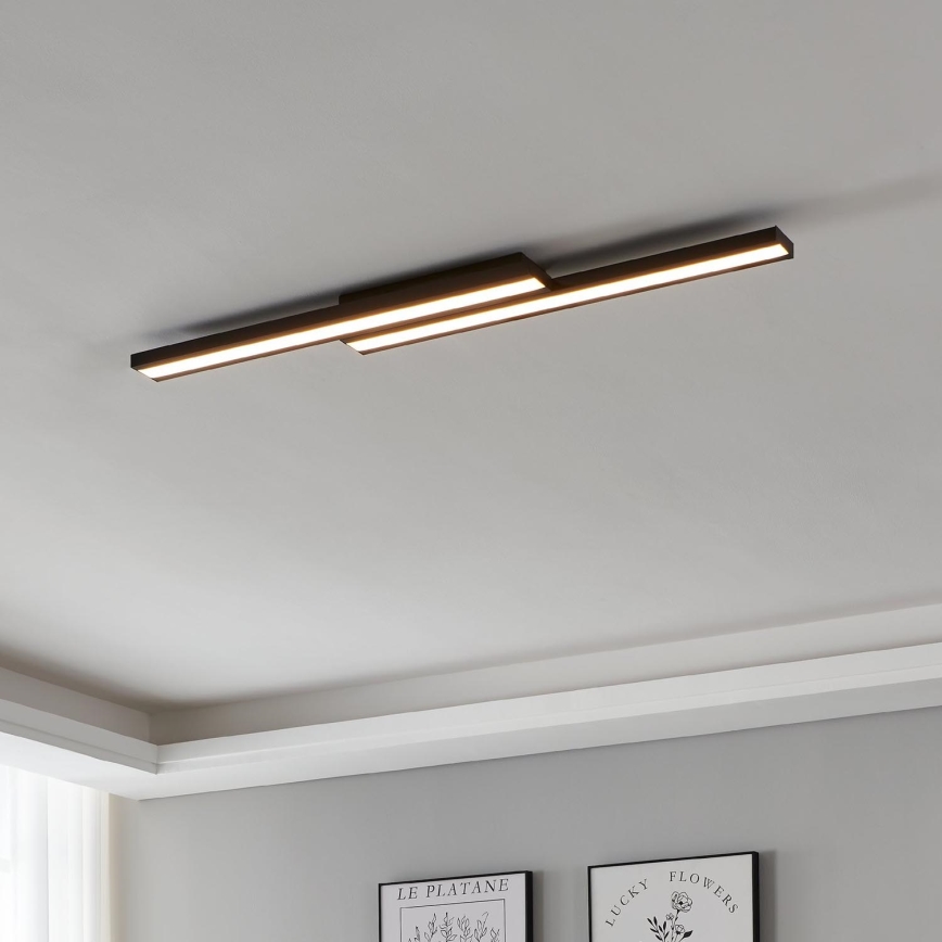 Eglo 31715 - Luminária de teto LED RGBW dimmerizável SALITERAS-Z LED/20,4W/230V 2700-6500K preta