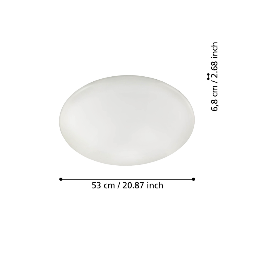 Eglo 31738 - Iluminação de teto LED com regulação TOTARI-Z LED/44,8W/230V 2700-6500K branco