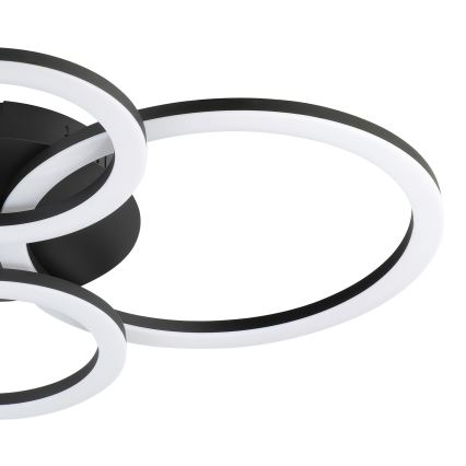 Eglo 31769 - Iluminação de teto LED com regulação PARRAPOS-Z LED/41W/230V 3000-6500K preto