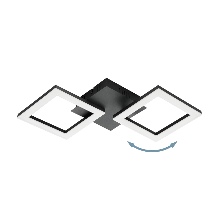 Eglo 31773 - Iluminação de teto LED com regulação PARANDAY-Z LED/15,5W/230V 3000-6500K preto