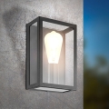 Eglo 31778 - Aplique de parede para exterior LED RGBW dimerizável ALAMONTE-Z LED/4,9W/230V 3000K IP44 preto