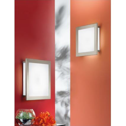 Eglo 31895 - Candeeiro de tecto AURIGA 4xE14/25W/230V 30x30 cm cromo mate