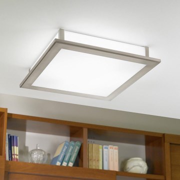 Eglo 31897 - Luminária de teto AURIGA 4xE14/40W/230V 38,5x38,5 cm cromado fosco