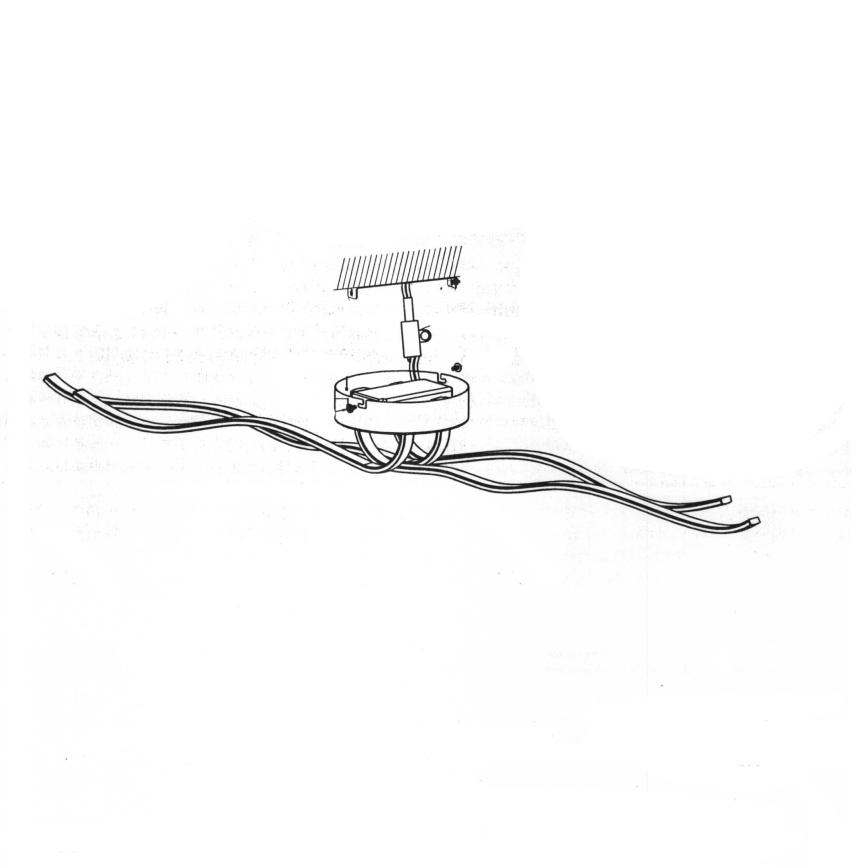 Eglo - Luz de teto LED LED/40W/230V