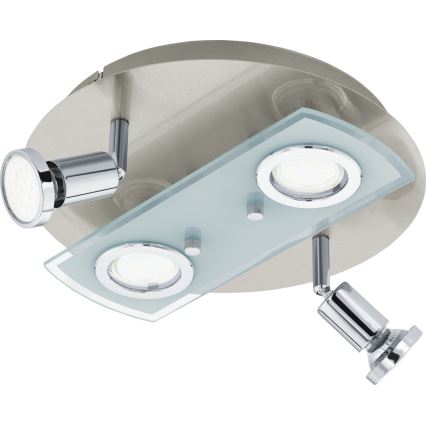 Eglo 32001 - Luminária de tecto LED PAWEDO 1 4xGU10-LED/3W/230V