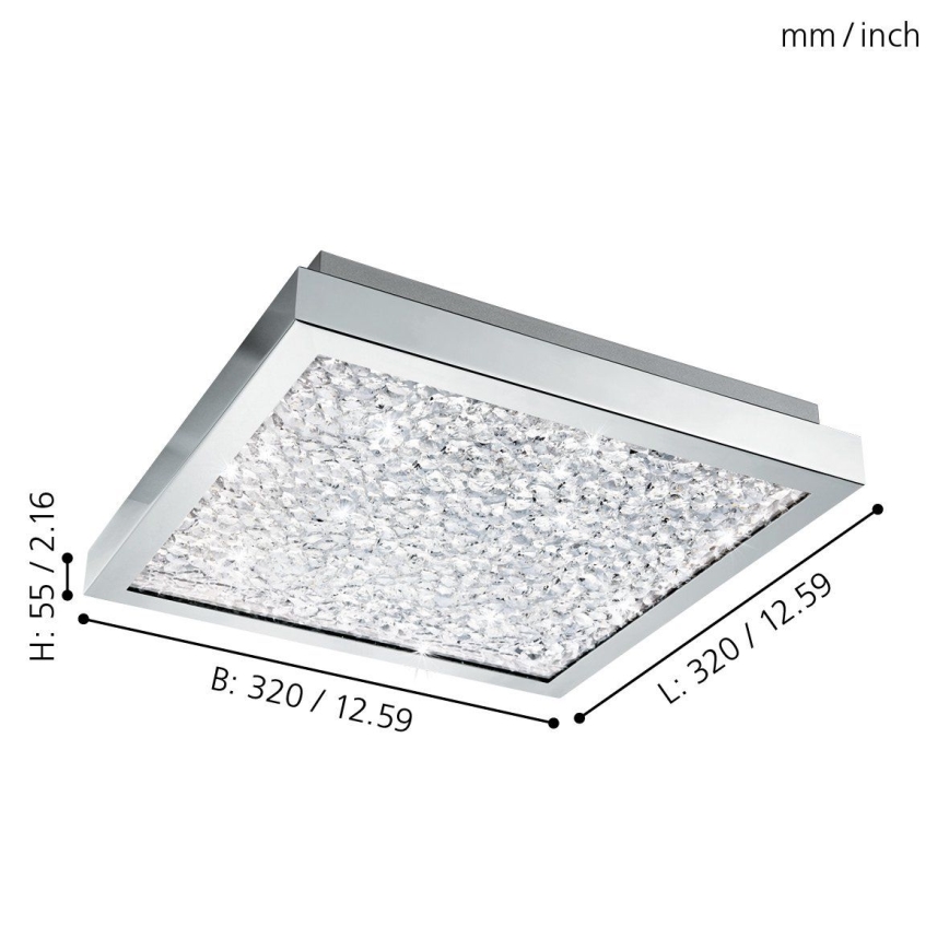 Eglo - Luz de teto LED LED/16W/230V