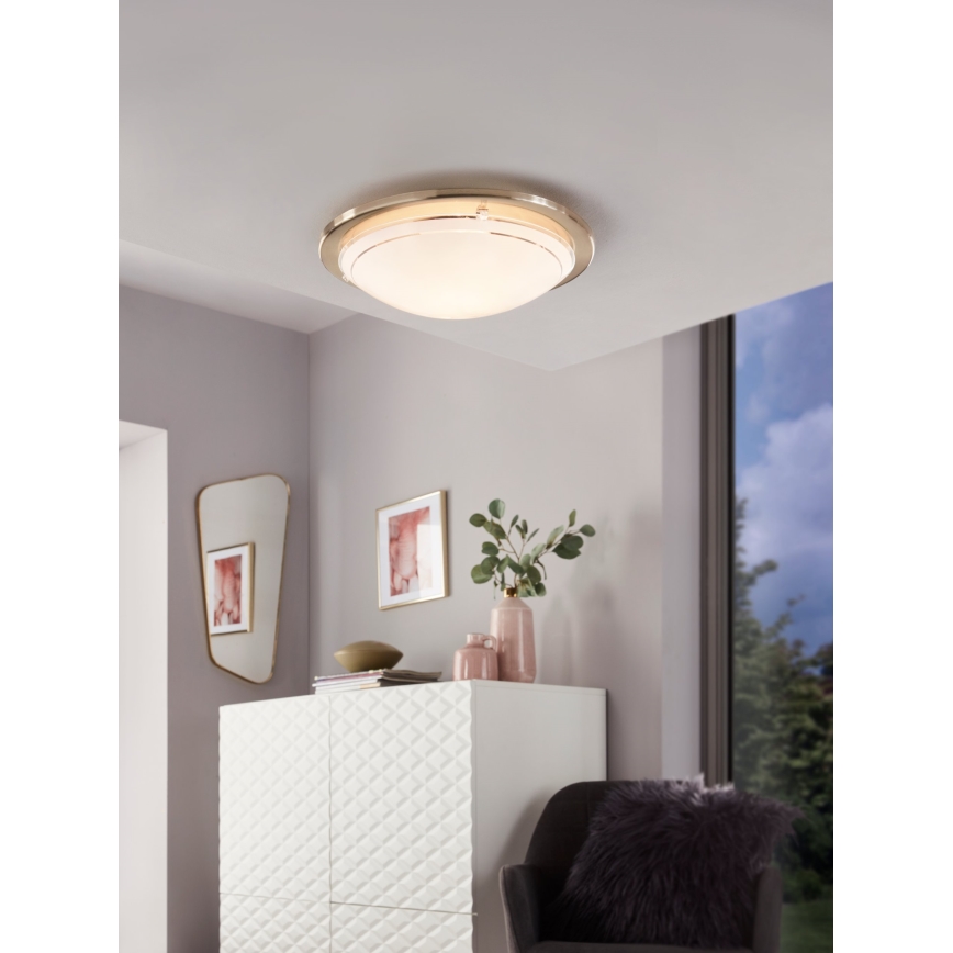 Eglo 32094 - Iluminação de teto LED PLANET LED/11W/230V 3000K cromado mate